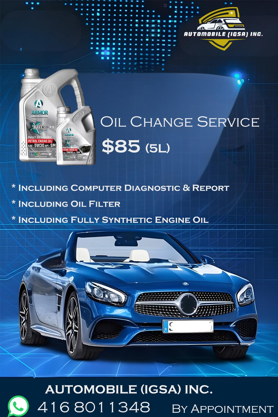 Full Synthetic Engine Oil for Modern Engines